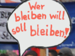 Demo gegen Abschiebung von Flüchtlingen, Freiburg, 6.12.2014 - Foto: Radio Dreyeckland
