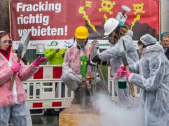 Fracking-Protest - Foto: Jörg Farys / BUND
