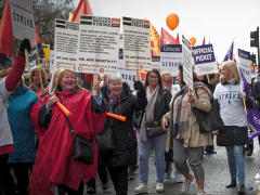 Frauen-Streik in Glasgow, Oktober 2018 - Foto: Foto Services International - Creative-Commons-Lizenz 2.0