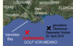 Neuer Ölbohr-Unfall im Golf von Mexiko