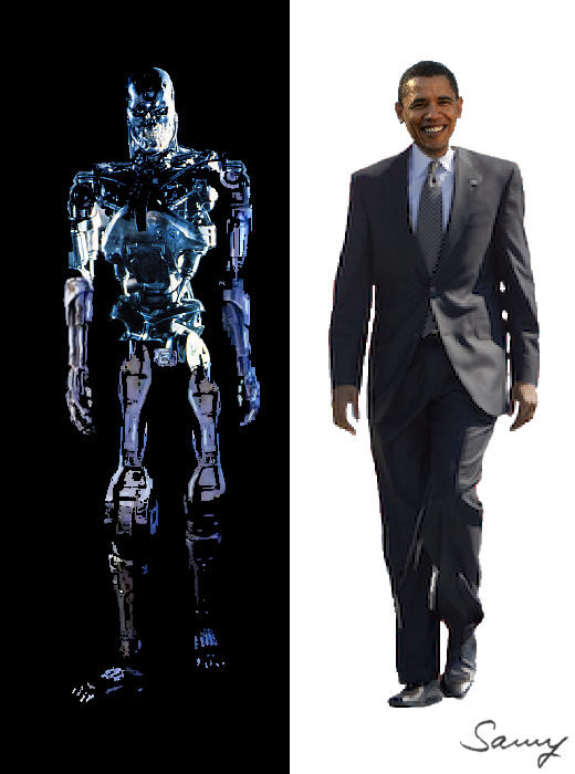 Obama im Nackt-scanner