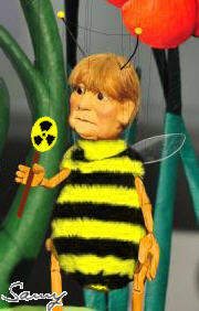 Wespe Merkel in der Ausburger Puppenkiste