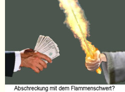 Abschreckung mit dem Flammenschwert?