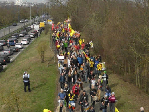 Anti-AKW-Demo in Heilbronn, 4.03.2017  - Foto: Klaus Schramm - Creative-Commons-Lizenz Namensnennung Nicht-Kommerziell 3.0