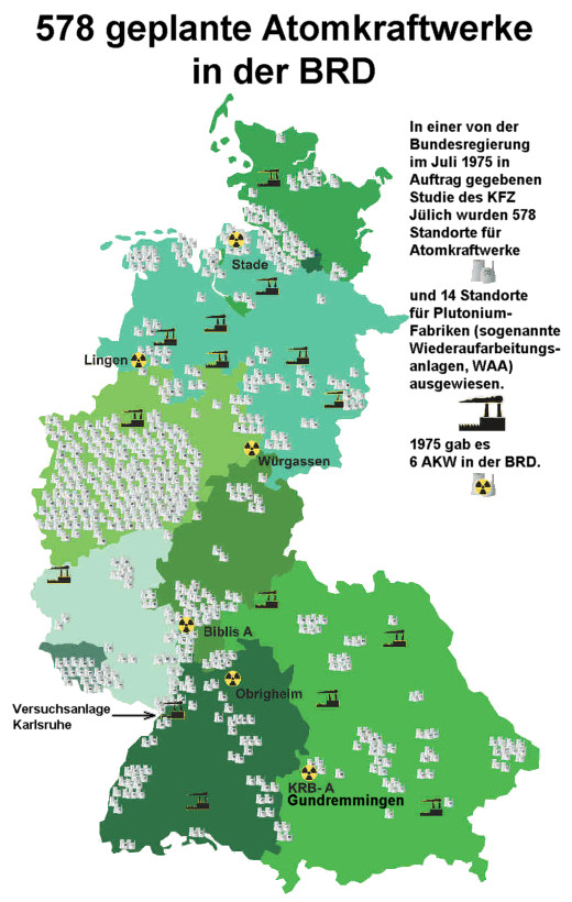 AKW-Planung 1975 - Grafik: Samy - Creative-Commons-Lizenz Namensnennung Nicht-Kommerziell 3.0