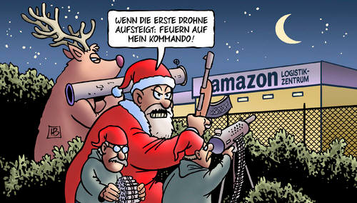 Weihnachtsmann militant