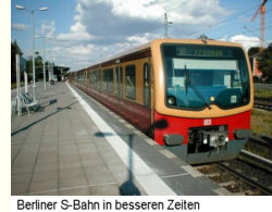 Berliner S-Bahn in besseren Zeiten