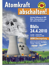 Demo-Plakat AKW, 24. April 2010
