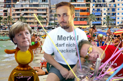 Jan Bhmermann untersttzt deutschen Journalismus - Karikatur: Samy - Creative-Commons-Lizenz Nicht-Kommerziell 3.0