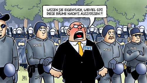 Bse Bume - Karikatur: Harm Bengen