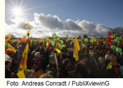 Auftaktkundgebung in Dannenberg, 6.11.2010