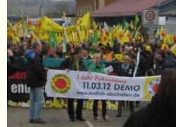 Demo am Fukushima-Jahrestag 2012