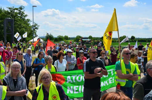 Demo Schacht Konrad, 22.05.22 - Foto: AG Schacht Konrad e.V. - Creative-Commons-Lizenz Namensnennung Nicht-Kommerziell 3.0