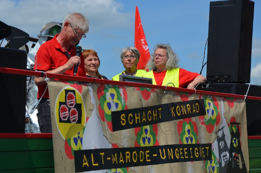 Demo Schacht Konrad, 22.05.22 - Foto: AG Schacht Konrad e.V. - Creative-Commons-Lizenz Namensnennung Nicht-Kommerziell 3.0