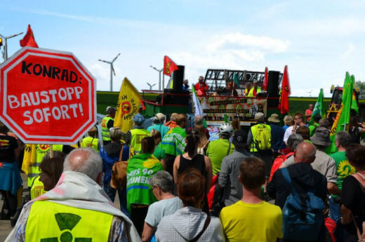 Demo Schacht Konrad, 22.05.22 - Foto: AG Schacht Konrad e.V. - Creative-Commons-Lizenz Namensnennung Nicht-Kommerziell 3.0