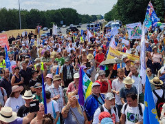 Friedens-Demo Ramstein, 24. Juni 2023 - Foto: Konstantin Schneider - Creative-Commons-Lizenz Namensnennung Nicht-Kommerziell 3.0