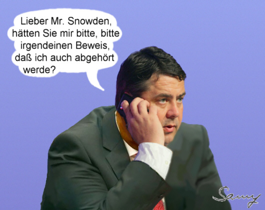 Gabriels Bitte an Snowden