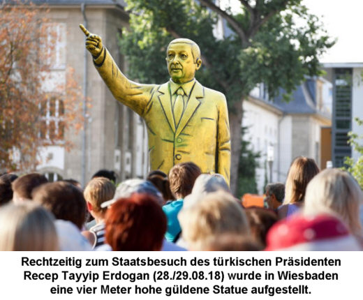 Statue für Erdogan - Collage: Samy - Creative-Commons-Lizenz Namensnennung Nicht-Kommerziell 3.0