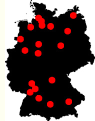 Zonen um AKW-Standorte