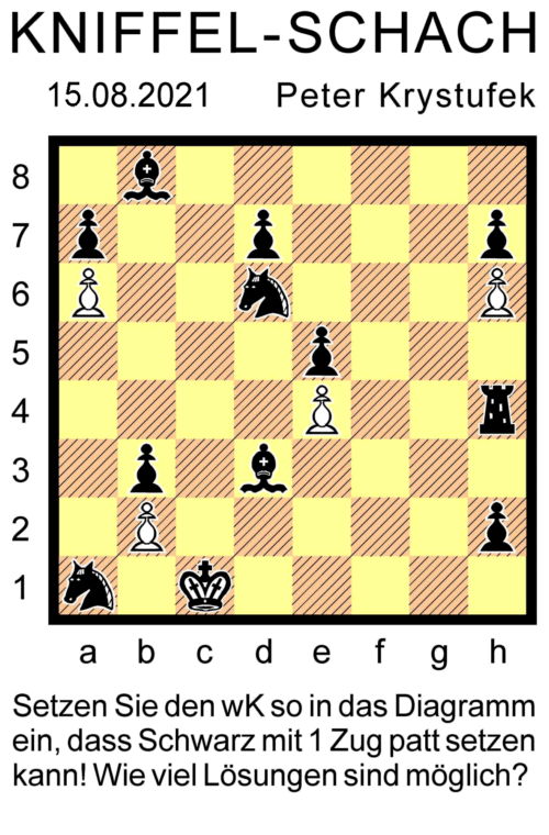 Kniffel-Schach Nr. 3 - Copyright: Peter Krystufek