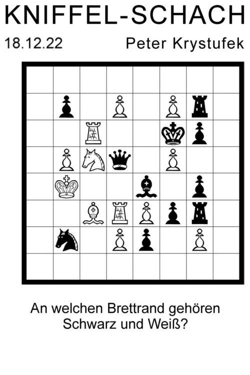 Kniffel-Schach Nr. 14 - Copyright: Peter Krystufek