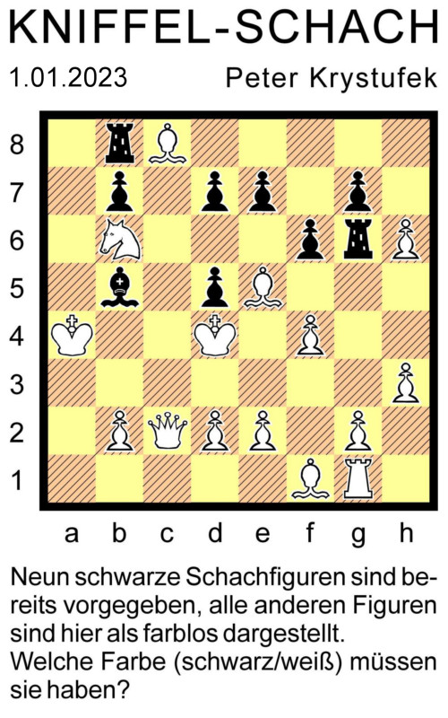 Kniffel-Schach Nr. 16 - Copyright: Peter Krystufek