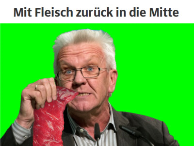 Kretschmann mit Fleisch zurck in die Mitte