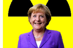 Merkel strahlt