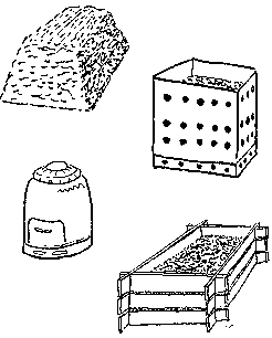 Kompost in vier Varianten