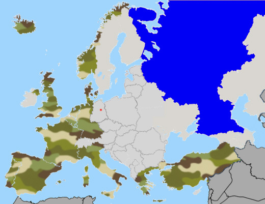 NATO-Ausdehnung 1989 - Grafik: N.R.