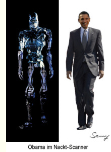 Obama im Nackt-Scanner