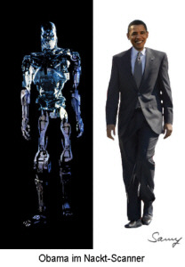 Obama seen through body scanner