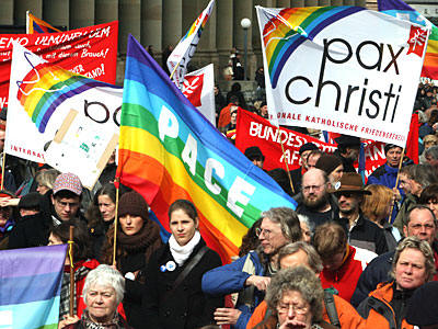 Ostermarsch 2008 - Kundgebung in Stuttgart