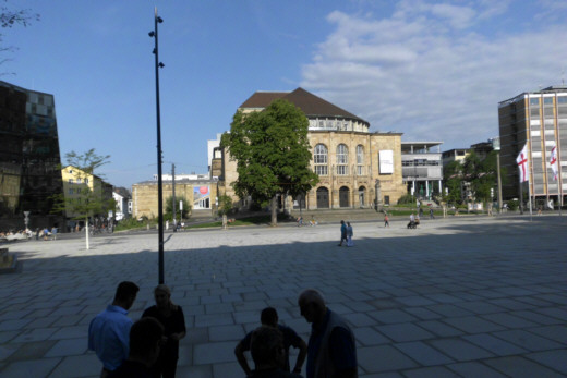 ehemaliger Platz der alten Synagoge, Freiburg, Foto: Klaus Schramm - Creative-Commons-Lizenz Namensnennung Nicht-Kommerziell 3.0