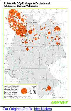 Kohlendioxid-Endlager-Standorte