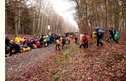 Schienenblockade, 26.11.2011, Foto: PubliXviewing