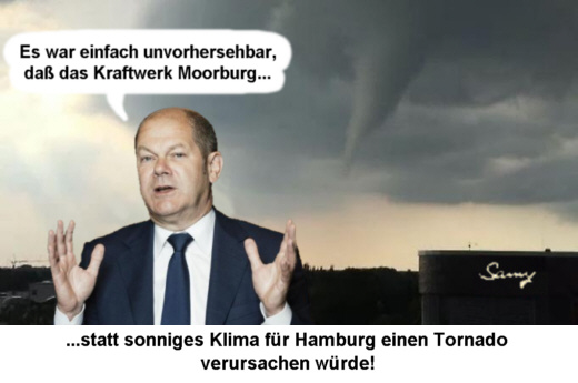 Olaf Scholz: Einfach unvorhersehbar - Karikatur: Samy - Creative-Commons-Lizenz Nicht-Kommerziell 3.0