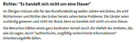 Screenshot (18.07.2018) von der Internet-Seite www.tagesschau.de/inland/rundfunkbeitrag-bunderverfassungsgericht-105.html