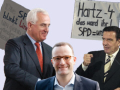 Jens Spahn und HartzIV - Collage: Samy - Creative-Commons-Lizenz Namensnennung Nicht-Kommerziell 3.0