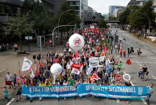 Anti-TTIP Stuttgart, 17.09.2016, Foto: Olaf Brostowski - Creative-Commons-Lizenz Nicht-Kommerziell 2.0