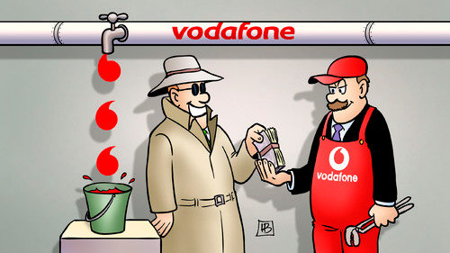 Klempner Vodafone und NSA